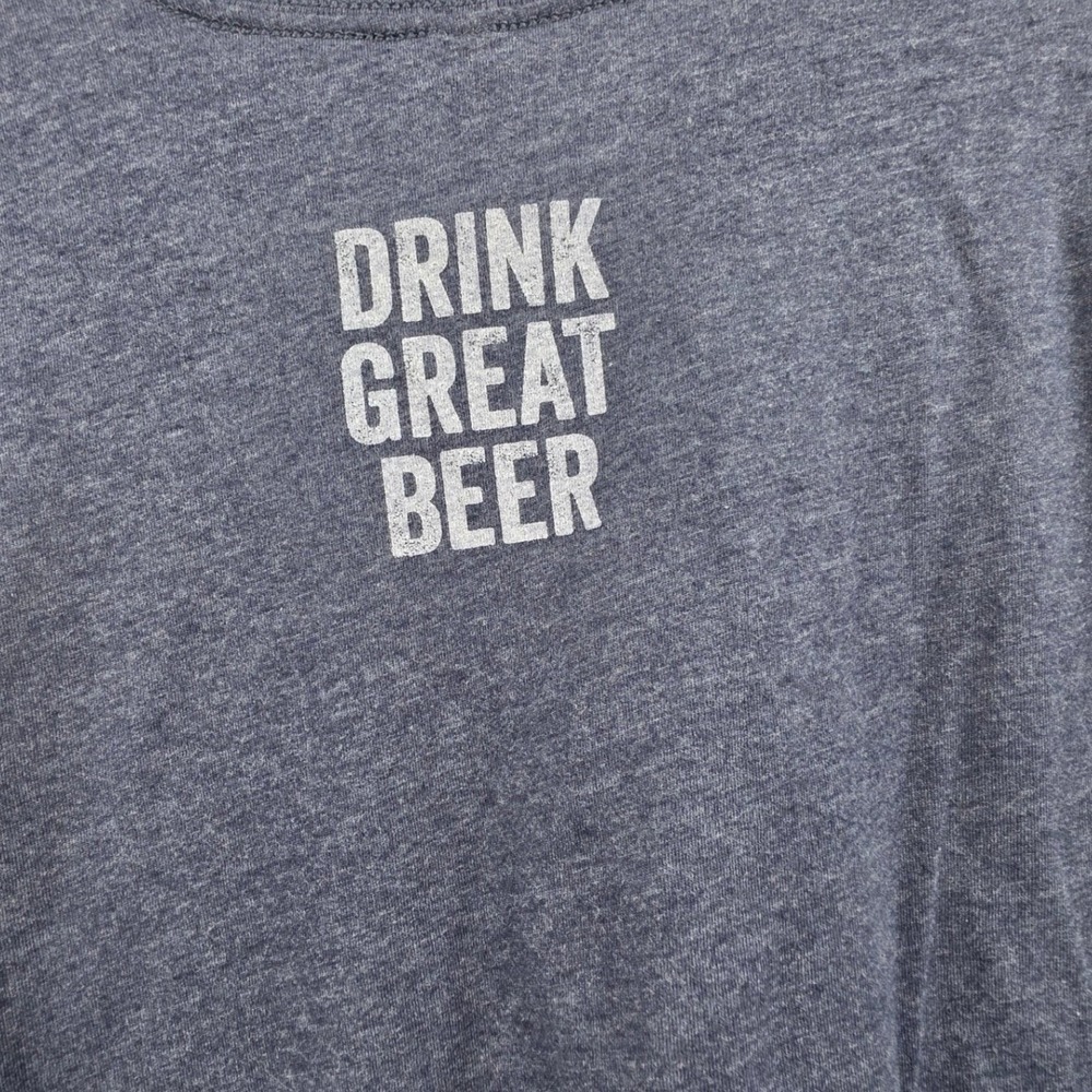 GREAT RYTHM BREWING COMPANY SHIRT MENS UNISEX SMALL GRAY BREWERY BEER DRINK NH - Picture 5 of 9